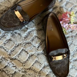 Preowned Coach Moccasin Brown